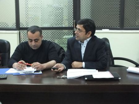  في اطار مشروع تحسين قطاع المياه في المدينة بلدية جنين ومؤسسة جايكا توقعان اتفاقية تسلم معدات للكشف عن فاقد المياه