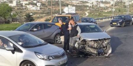 إصابات في حادث سير 