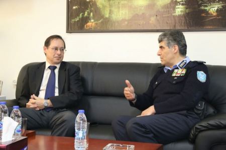 اللواء حازم عطالله يستقبل سفير روسيا الاتحادية لدى دولة فلسطين