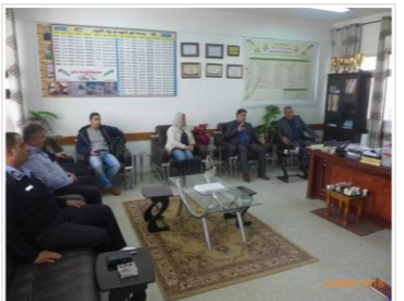  الشرطة وتربية قباطية والمؤسسة الفلسطينية لتطويرالتعليم العالي يناقشون اطلاق مشروع مجتمعي في جنين