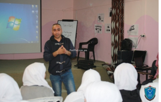  الشرطة تنظم محاضرة توعية حول آفة المخدرات في جنين