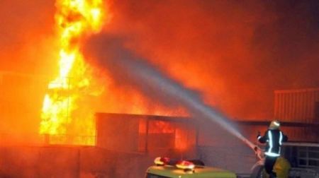 إصابة طفلين باحتراق منزلهما في قباطية