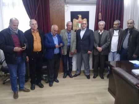 محافظ جنين يستقبل وفدا من بلدة كفر ياسيف في الداخل المحتل