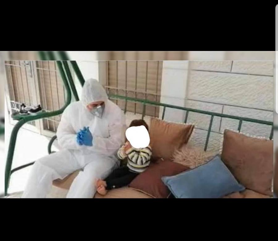  والد أصغر طفلة فلسطينية مصابة بفيروس كورونا يكشف كيف إنتقلت العدوى لها