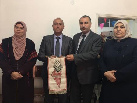 افتتاح معرض الأشغال اليدوية نظمته دائرة العمل النسائي في وزارة الأوقاف