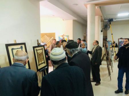  رابطة الفنانين الفلسطينيين تنظم معرضا فنيا " القدس أصل الحكاية"