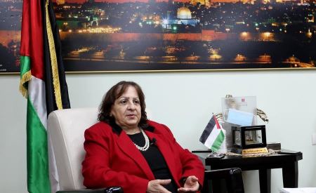 وزيرة الصحة : تحسن بسيط على الحالة الوبائية في فلسطين