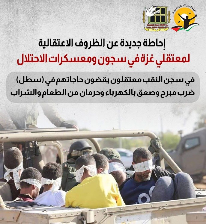 شهادات قاسية لمعتقلي غزة عن ظروف الاعتقال في معتقلات الاحتلال ومعسكراته