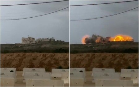 الاحتلال يفجر مستشفى "الصداقة التركي" في غزة