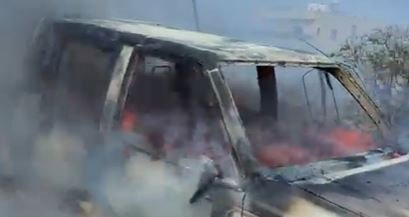 إصابات وإحراق مركبة خلال هجوم للمستعمرين ومواجهات مع الاحتلال في أبو فلاح