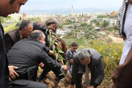 الاحتفال بإطلاق موسم السياحة البيئية في فلسطين من موقع محطة قطار الحجاز