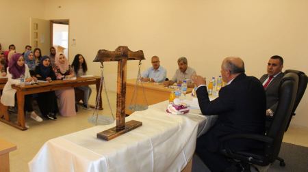 الجامعة العربية الامريكية تنظم ورشة عمل بعنوان "إقامة دعوى الحق المدني تبعا للدعوى الجزائية امام المحاكم المختصة"