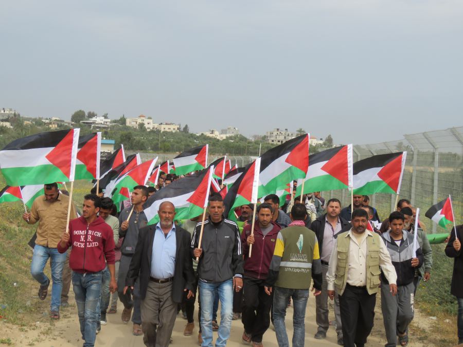 العمل الزراعي-غزة يختتم سلسلة فعاليات إحياء يوم الأرض الخالد