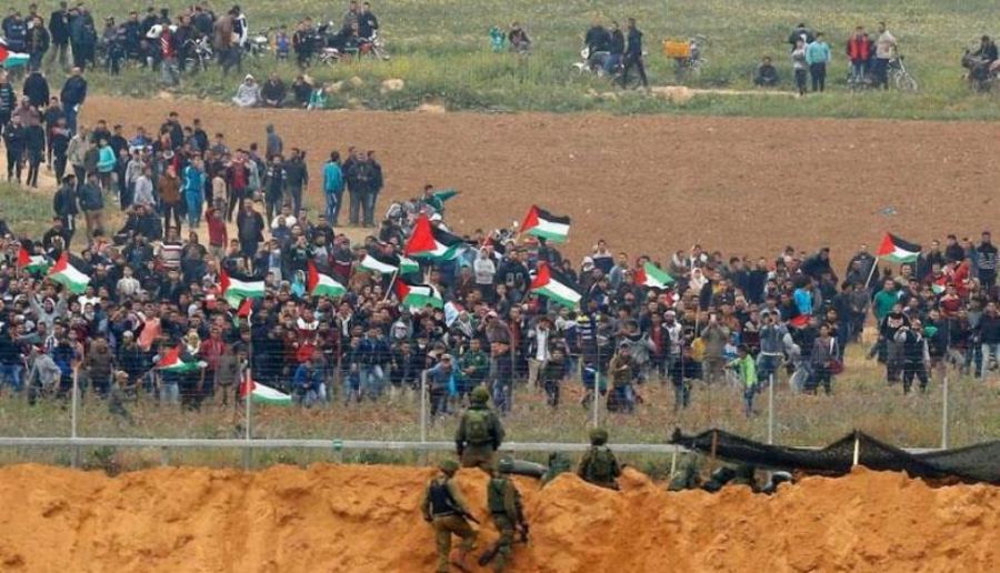 للاسبوع الثالث.. عشرات الاصابات بالرصاص في مسيرات العودة بغزة