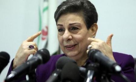  عشراوي تبحث مع القنصل العام البلجيكي الوضع السياسي الداخلي وآخر التطورات على الأرض
