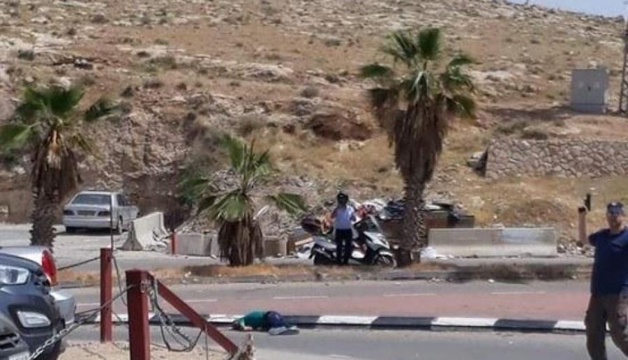شهيد متأثرًا بجراحه التي أصيب بها امس قرب الخان الأحمر