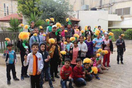 نابلس: ورشة لتدوير البلاستيك لأطفال الياسمين البيئي