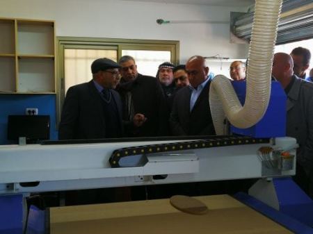  محافظ جنين يتفقد مدرسة سيلة الظهر الصناعية الثانوية والمجلس البلدي