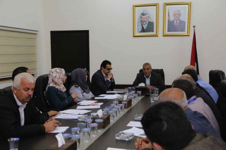 قلقيلية : اجتماع لجنة السلامة العامة