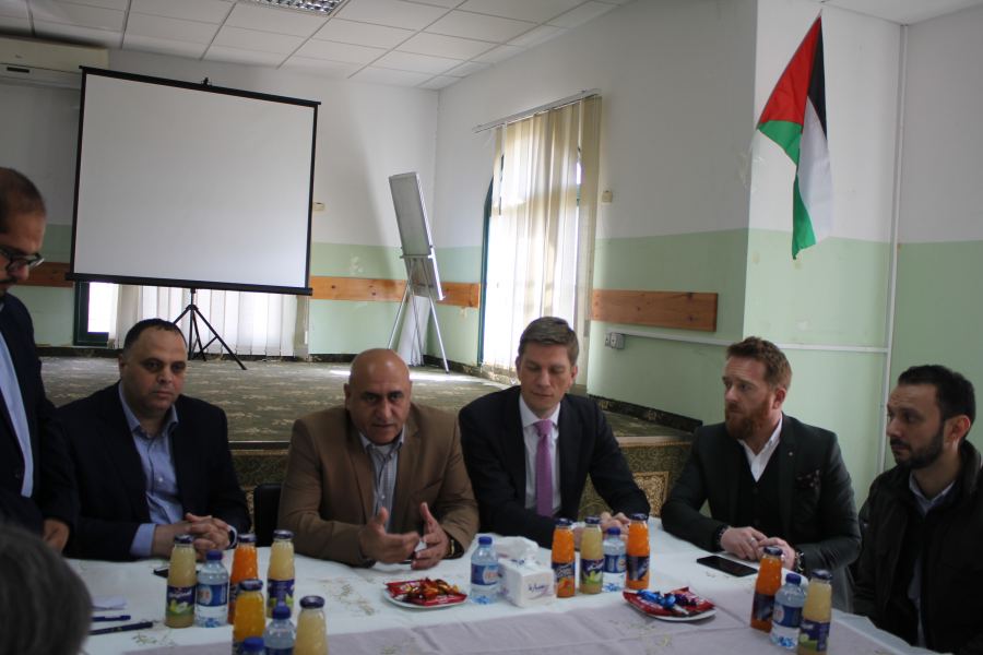  محافظ جنين يستقبل وفد اقليم مورت وموزيل الفرنسي في اطار علاقة التعاون مع بلدية يعبد