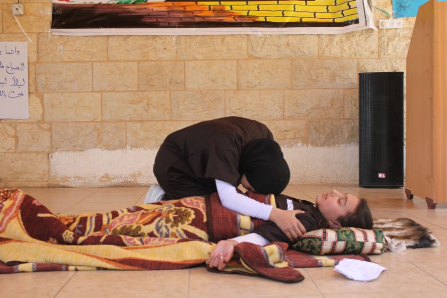 احياء يوم الأسير الفلسطيني في مدرسة بنات فقوعة الثانوية