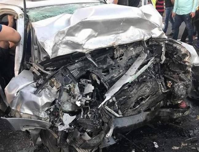 إصابات خطيرة جدا في حادث مروع جنوب نابلس