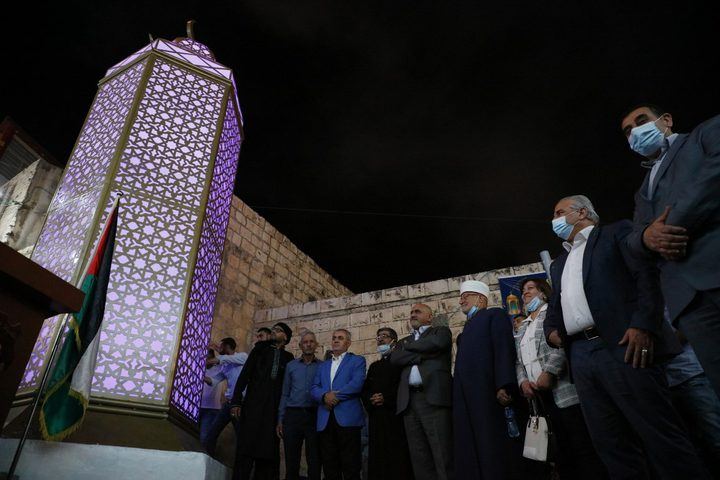 إضاءة فانوس رمضان في الزبابدة جنوب جنين
