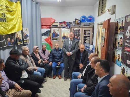 نادي الأسير يقيم بيت عزاء للشهيد وليد دقة في جنين 