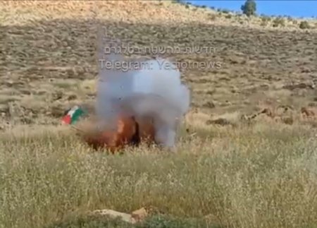 اصابة مستوطن أثناء محاولته إنزال علم فلسطين شرق رام الله