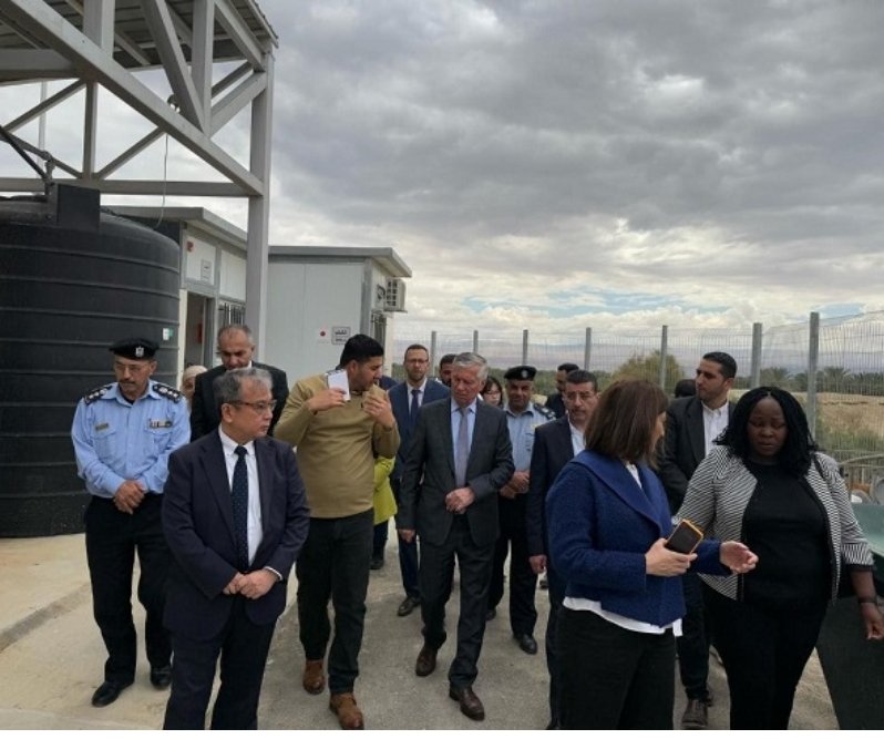 افتتاح محطة معالجة المياه العادمة في مدينة أريحا الصناعية الزراعية