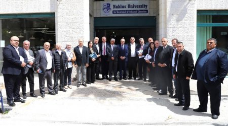 مجلس أمناء جامعة نابلس للتعليم المهني والتقني الجديد يعقد اجتماعه الأول