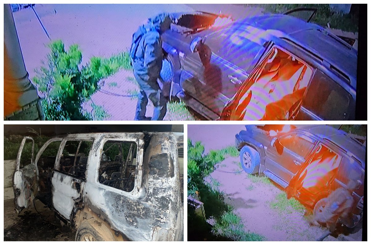 مستعمرون يحرقون مركبتين في يطا جنوب الخليل