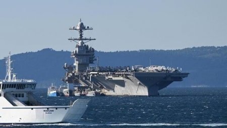 تقرير: حاملة الطائرات جيرالد فورد ستغادر الشرق الأوسط في الأيام المقبلة
