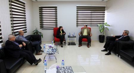 الجامعة العربية الامريكية تستقبل سفيرة دولة فلسطين في إيطاليا