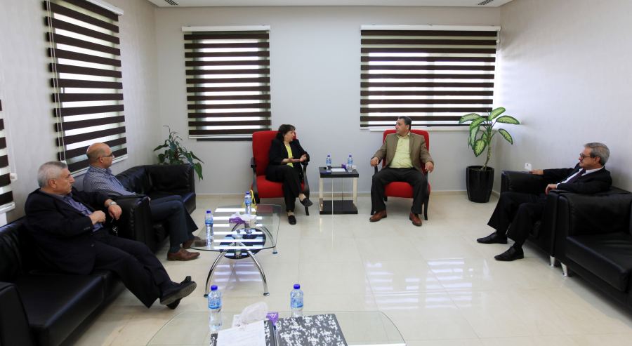 الجامعة العربية الامريكية تستقبل سفيرة دولة فلسطين في إيطاليا