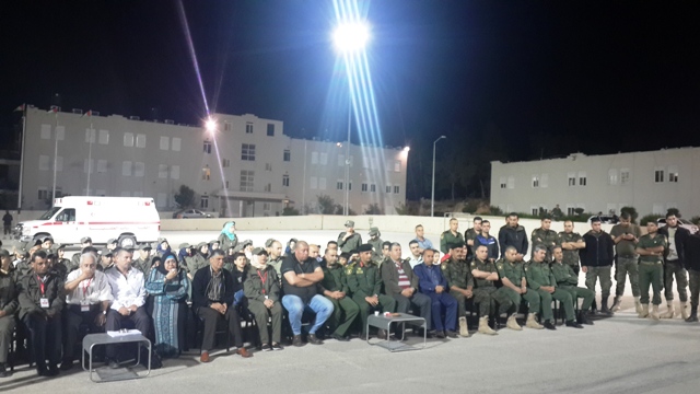  قوات الأمن الوطني الفلسطيني تختتم مخيم التعايش 