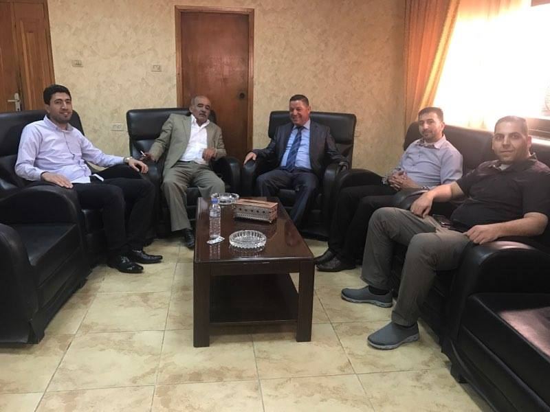  وفدا من وجهاء محافظة الخليل والوطن في زيارة وقائي جنين