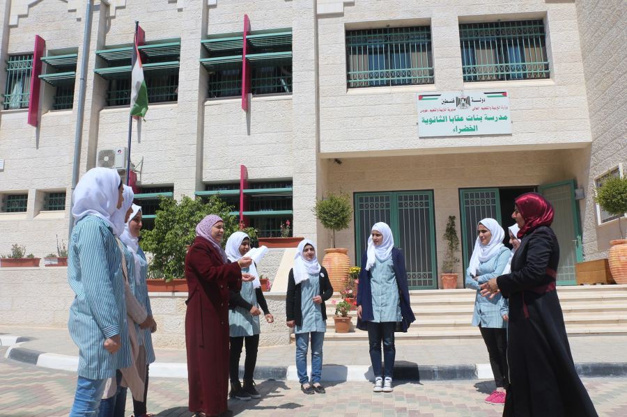 عقابا: ست مبادرات لأول مدرسة خضراء في فلسطين