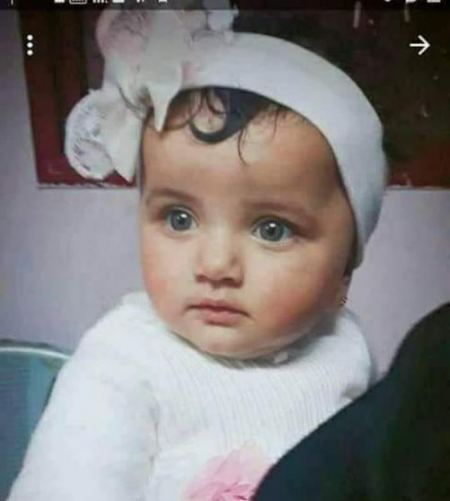 الرضيعه ليلى، أصغر شهيده في مجزرة غزة 