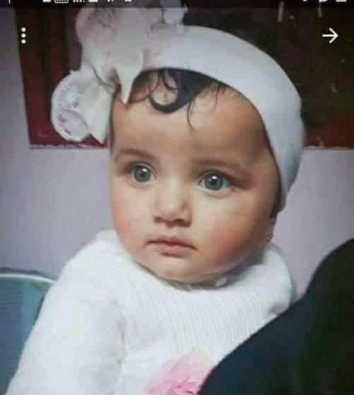الرضيعه ليلى، أصغر شهيده في مجزرة غزة