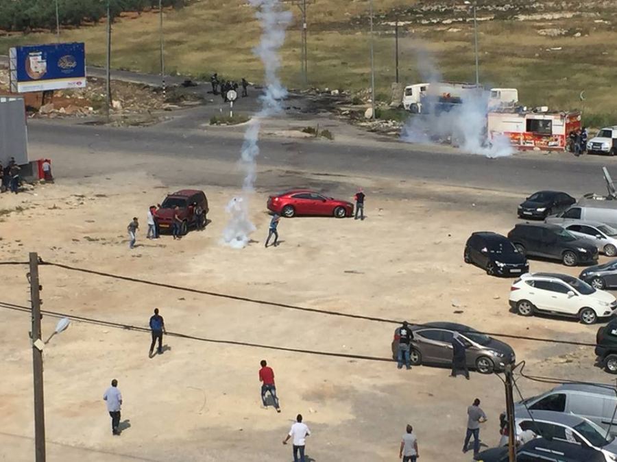 اصابة عشرات المواطنين في مواجهات مع الاحتلال بالبيرة