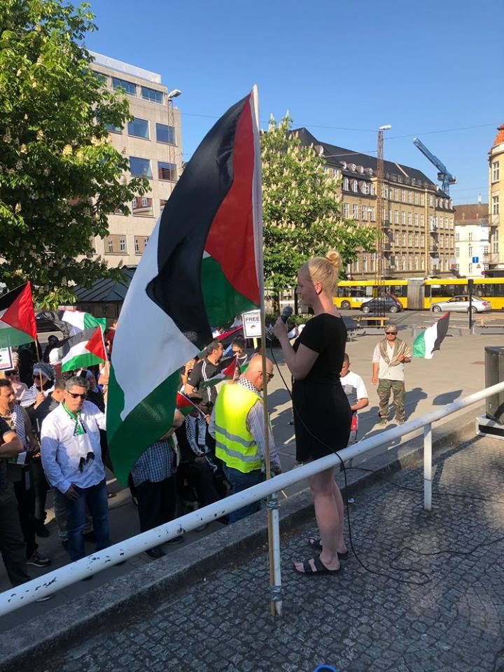 الجالية الفلسطينية في الدنمارك تحيي ذكرى النكبة السبعين