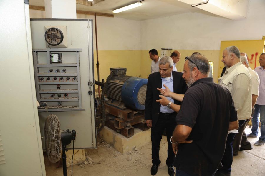 قلقيلية : المحافظ يتفقد عدداً من الآبار جنوب المحافظة