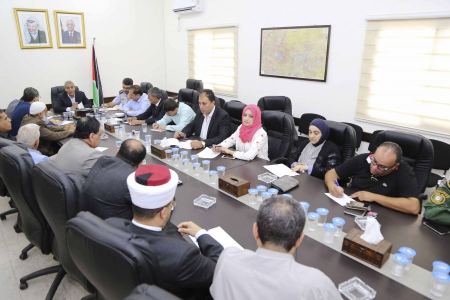 قلقيلية:اجتماع اللجنة التنفيذية لمجلس السلم الأهلي