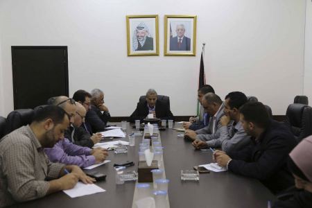  قلقيلية : اجتماع لمناقشة الواقع المائي ووضع تصورات حول الخط الناقل