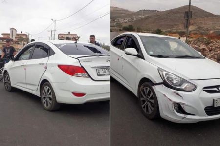 سرقة مركبة تقل أموالًا لبنك فلسطين بعد رش سائقها بالغاز