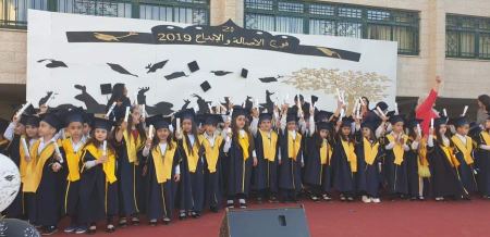 خاص/ صور : تخريج الفوج العشرين من طلبة التمهيدي في مدرسة البطريركية اللاتينية_ الزبابدة 