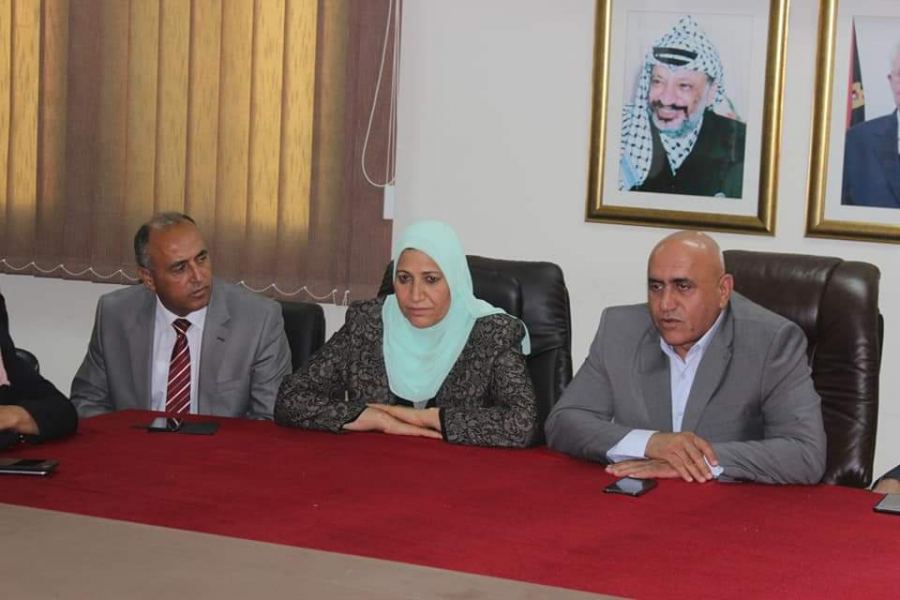 محافظ جنين يبحث مع الوزيرة حمد استنهاض دور المرأة النضالي والمشاركة في صنع القرار