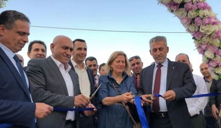 إفتتاح مبنى متعدد الأغراض وحديقة عامة في قرية ظهر العبد جنوب جنين