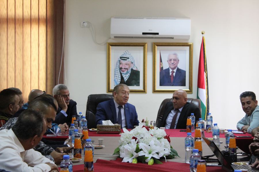  محافظ جنين يبحث مع الوزير العسيلي انجاز مشروع المنطقة الصناعية الحدودية